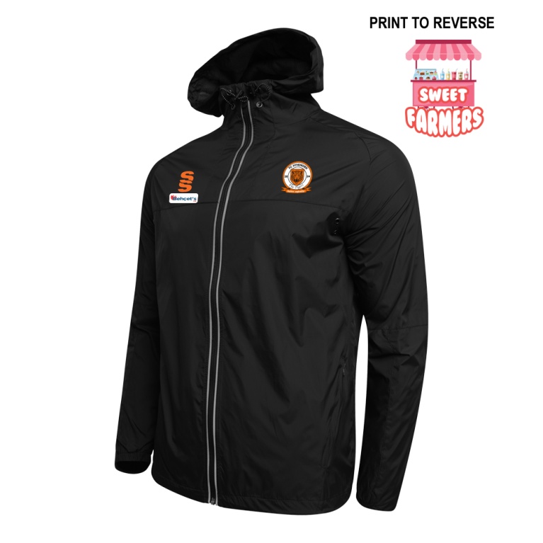 Dual Full Zip Training Jacket : Black