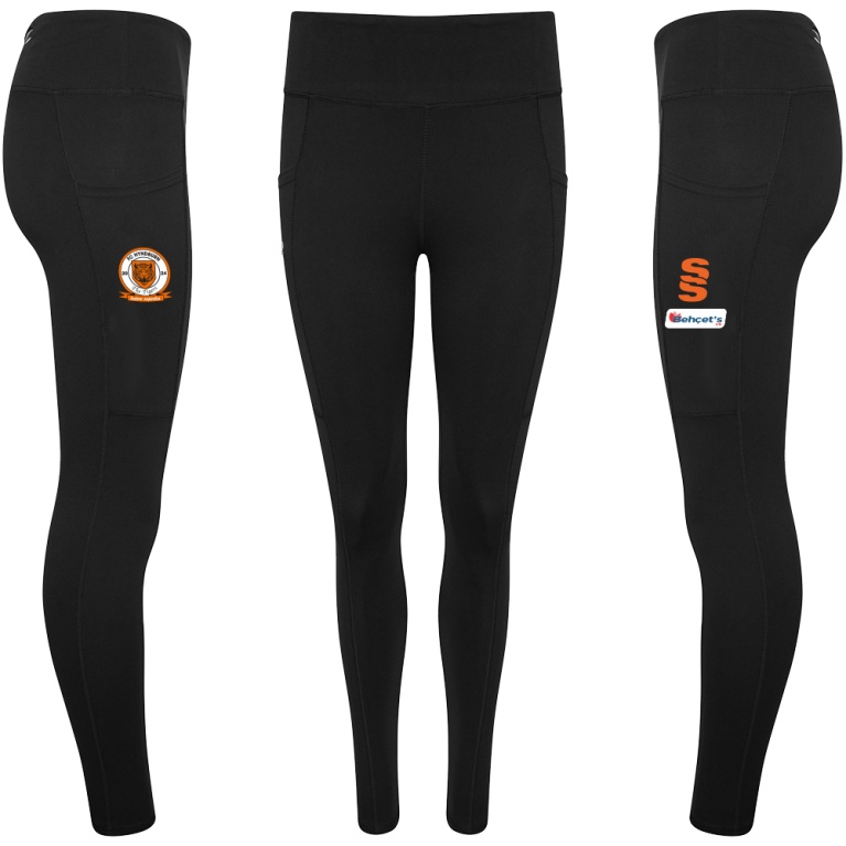 Performance Full Length Leggings : Black