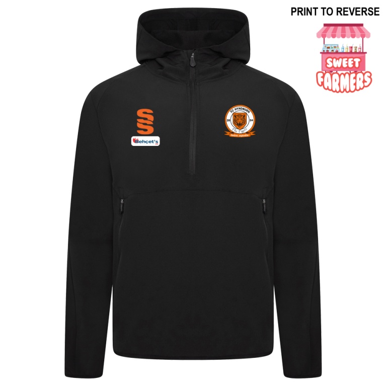 Dual Elite 1/4 Zip Hoody / Rain Jacket : Black